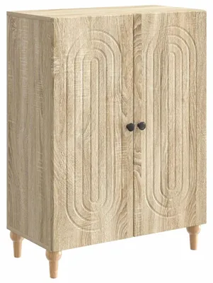 Image de Buffet vidaXL en chêne Sonoma, 66 x 34,5 x 90 cm, aggloméré