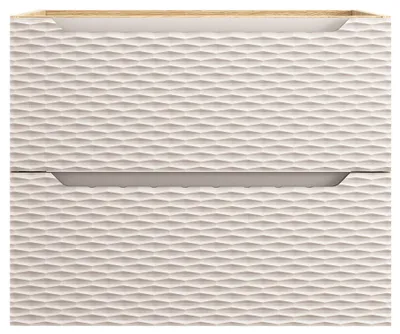 Obrázok produktu pre Kúpeľňová skrinka pod umývadlo 70 cm béžový dub 2 zásuvky