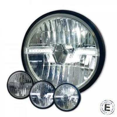 Produktbild von LED-Scheinwerfer Flash 7 klar chrom