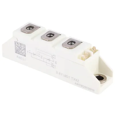 Obrázek produktu pro SKKT106/16E,Tyristorový modul,Tyristorový řídicí modul,Tyristorová řídicí deska,Tyristorový modul 1600V