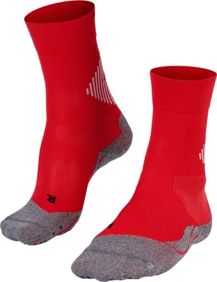 Image de CHAUSSETTES DE SPORT FALKE 4 Grip, stabilisantes et antidérapantes, couleur carmin, taille 46-48