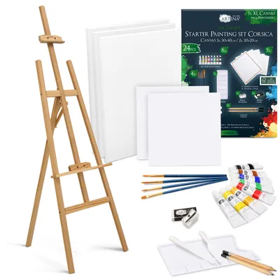 Immagine prodotto di Artina Set da pittura 24 pezzi con cavalletto Ticino