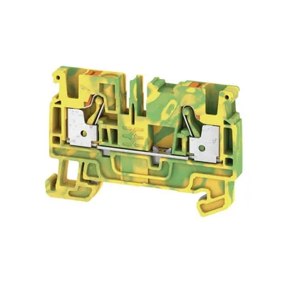 Produktbild von Weidmüller A2C 4 PE Schutzleiterklemme grün-gelb 2Anschlüsse 4,0qmm 2051360000
