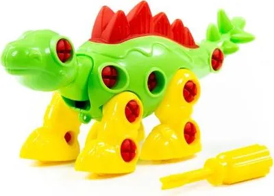 Produktbild von Polesie 76694 "Stegosaurus" Dinosaurierblöcke 30el. in einer Tüte
