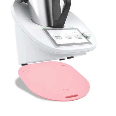 Zdjęcie produktu dla Mumsi© Deska ślizgowa do Thermomix TM5 i TM6 w kolorze różowym - Wysokiej jakości ślizgacz wykonany ze szkła akrylowego - Łatwy do przenoszenia