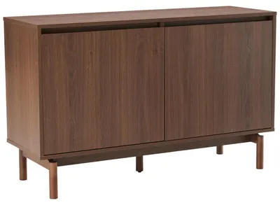 Image de Buffet en bois foncé 120cm SARAH