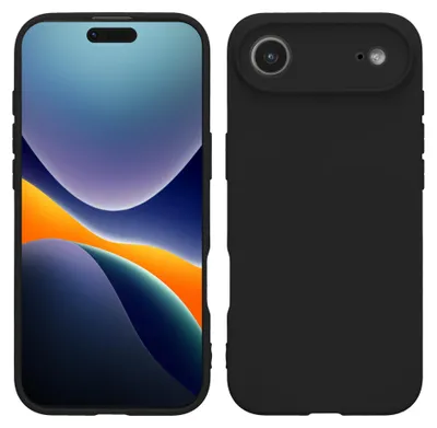 Produktbild von kwmobile Handyhülle für Apple iPhone Air Hülle - TPU Case - Kabelloses Laden - Schutzhülle Cover in Schwarz matt