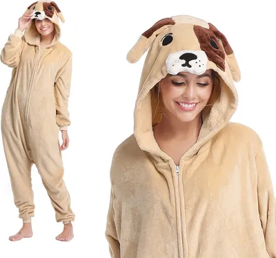 Produktbild von Pyjamas Kigurumi Onesie Hund, Größe XL