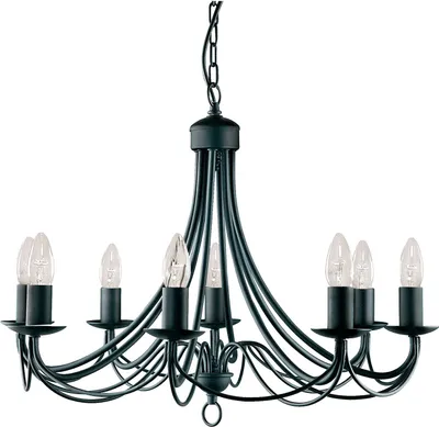 Zdjęcie produktu dla Lampa sufitowa, czarna, wys. 100 cm, MAYPOLE