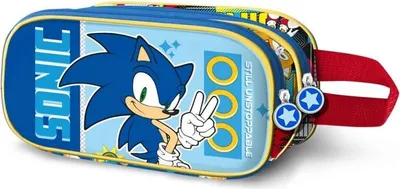 Produktbild von Karactermania Sonic The Hedgehog Sega Unstoppable Mäppchen Blau Mann Blau One Size