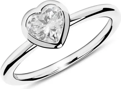 Produktbild von 925er Silber Ring Herz Zirkonia