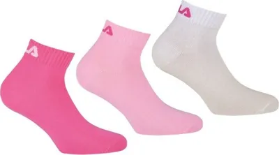 Produktbild von FILA Uni Training Quarter Socken 3 Paar Pink Panther