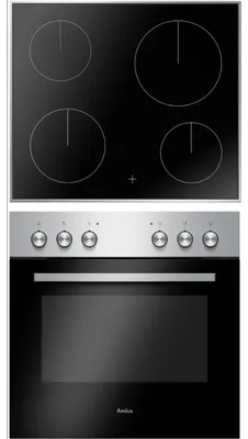 Produktbild von Amica EHC 933 021 E, Keramik, 4 Zone(n), Glaskeramik, Schwarz, Berührung, 57,5 cm