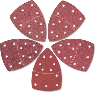 Produktbild von 50 Schleifblätter 11-Loch – 152 x 105 mm, Körnung 40-180, Für Schleifer und Polieren, Kompatibel mit Bosch PSM