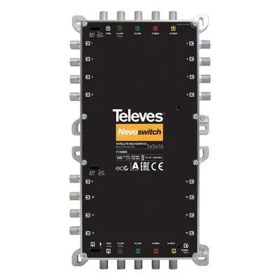 Produktbild von Televes 714404 - 5 Eingänge - 12 Ausgänge - 950 - 2400 MHz - 47 - 862 MHz - 3 dB - 4 dB