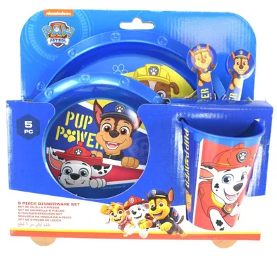 Produktbild von Kindergeschirr Set (5 tlg.) Schüssel, Teller, Besteck & Becher