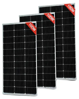 Obrázok produktu pre Solárne panely, vodotesné, dlhodobé, 3 kusy, každý s výkonom 100 W