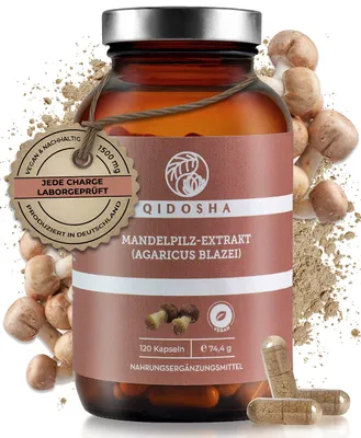 QIDOSHA Agaricus Blazei Murill Kapseln (ABM) hochd… – Bild 1