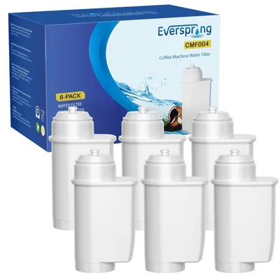Immagine prodotto di Filtri per l'acqua, compatibili con macchine da caffè automatiche Siemens della serie EQ, Bosch TCZ7003 e Brita Intenza, confezione da 6 pezzi