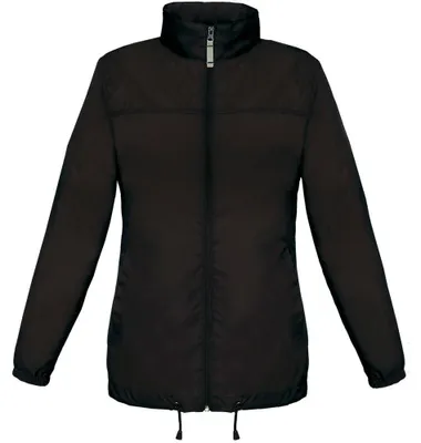 Immagine prodotto di Giacca da donna B&C Sirocco, leggera FK106 (M) (nera)