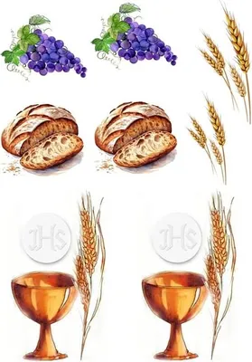 Produktbild von Tortenwaffel ERSTE HEILIGE KOMMUNION VON KIELICH HOST wz3