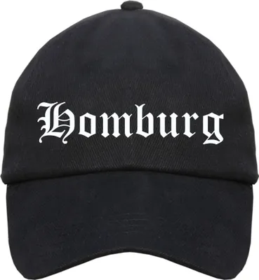 Produktbild von Homburg Cappy - Altdeutsch bedruckt - Schirmmütze Cap  Einheitsgröße Schwarz