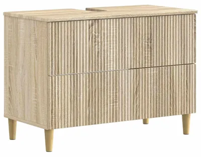 Produktbild von vidaXL Waschbeckenschrank ARNHEM Sonoma-Eiche 82 x 41 x 59 cm