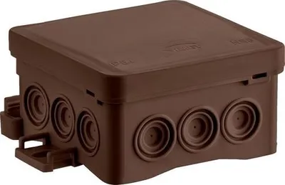 Immagine prodotto di NS5 Scatola di montaggio a parete FASTBOxHOOK, 75x75x40 mm, marrone, SIMET