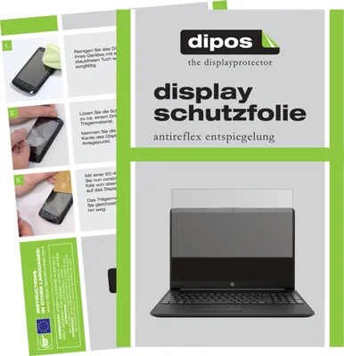 Produktbild von 2x Schutzfolie für HP Notebook 15 Zoll gw0542ng matt Displayschutzfolie Folie Display Schutz dipos