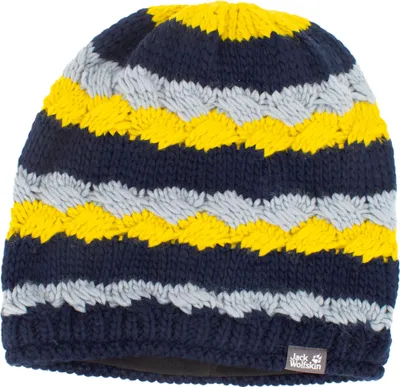 Produktbild von Jack Wolfskin Fancy Stripe Cap Beanie Dame Mütze Strickmütze Winter 1904541-1010