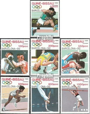 Produktbild von Briefmarken Guinea-Bissau 1989 Mi 1041-1047 (kompl.Ausg.) postfrisch Olympische Sommerspiele 1992