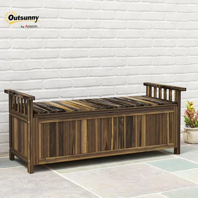 Image de Banc de jardin - Banc d'extérieur - Banc public - Banc de balcon - Banc en bois - Bois résistant aux intempéries