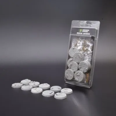 Produktbild von Gamers Grass - Rocky Fields Bases 10Stk. - Resin Bases, Rund 32mm