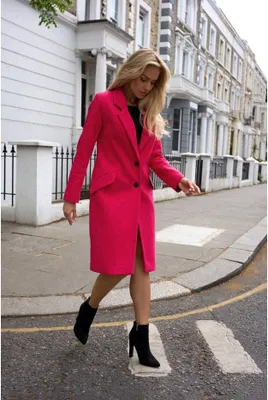 Immagine prodotto di Made of Emotion Cappotto crombie donna Maduna M758 fucsia S