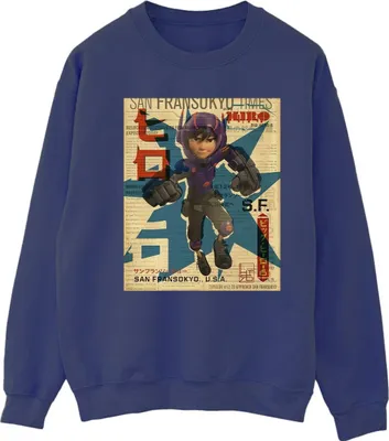 Produktbild von Disney - "Big Hero 6" Sweatshirt für Damen BI11434 (L) (Marineblau)