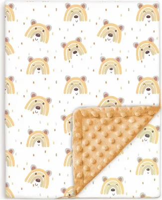 Produktbild von Babydecke - Kinderbettdecke - Baby Bettdecke Aus Weicher  Baumwolle - 75x100 - Kuscheldecke Kinder - Geburtsgeschenk Junge Mädchen - Babydecke Mit Noppen - Baby Bettwäsche - Baumwolldecke