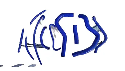 Produktbild von Silicone Kühleranschluss-Schlauchset, hohe Temperaturbeständigkeit, langlebiges Design, Blau