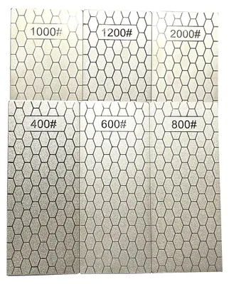 Produktbild von Diamantschleifsteine Set 6 Stücke, Körnung 400 bis 2000, für Küchenmesser