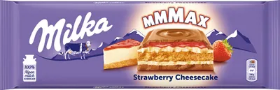 Image de Gâteau au fromage aux fraises Milka