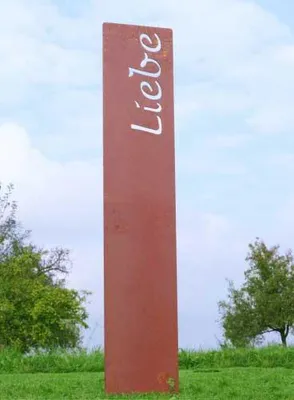 Produktbild von Gartenstele "Liebe" 120 cm hoch, Gartenstecker, Gartendekoration