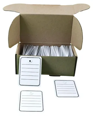 Produktbild von 1.000 Stückwarenanhänger Hängeetiketten 48x65 mm