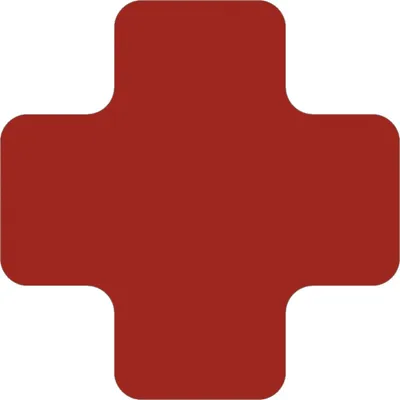 Produktbild von Stellplatzmarker WT-5210, X-Stück, Polyester, Rot, 175x175 mm, 25 Stück/VE