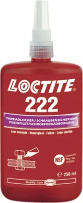 Produktbild von Schraubensicherung 222, 50 ml Flasche LOCTITE