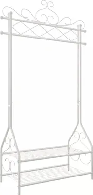 Zdjęcie produktu dla In And OutdoorMatch wieszak na ubrania Kari - metal - organizer do szafy - sypialnia - 41x92x173cm