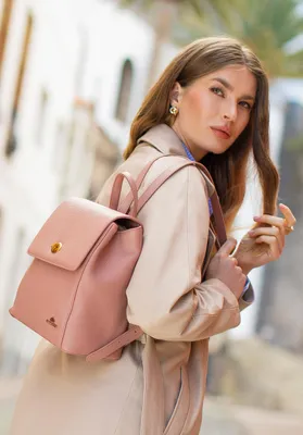 Produktbild von Wittchen Rucksack Damen echt Leder rosa, elegant