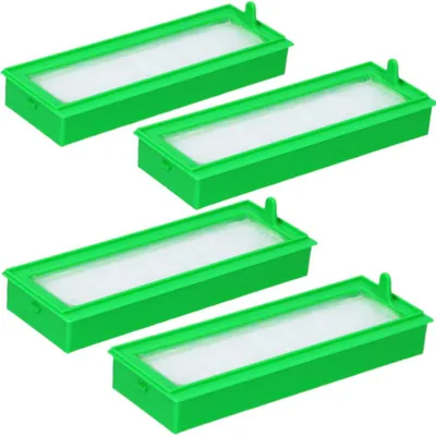 4 Feinfilter für Vorwerk VR300 & VR200, HEPA-Ersatzfilter