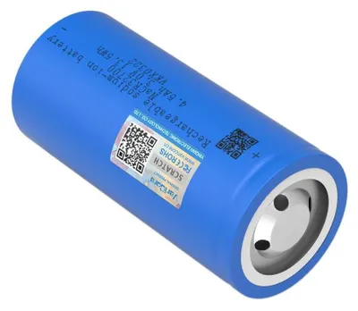 Immagine prodotto di Batteria agli ioni di sodio 3,1 V 4500 mAh - Cella ricaricabile 32700 - Scarica ad alta corrente 10C - Per basse temperature - Accumulo di energia domestica e solare - Confezione da 5