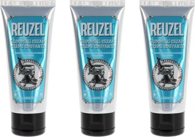Produktbild von Reuzel Styling Cream für Volumen & Glanz, leichter Halt, wasserbasiert, 3x100ml