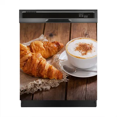 Produktbild von Magnete Dekorative 60x60 cm Küche Magnetmatte Spülmaschine - Tasse Cappuccino Kaffee