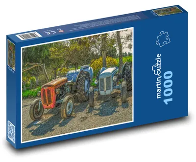 Produktbild von Puzzle 1000 Traktoren auf dem Bauernhof - martinpuzzle